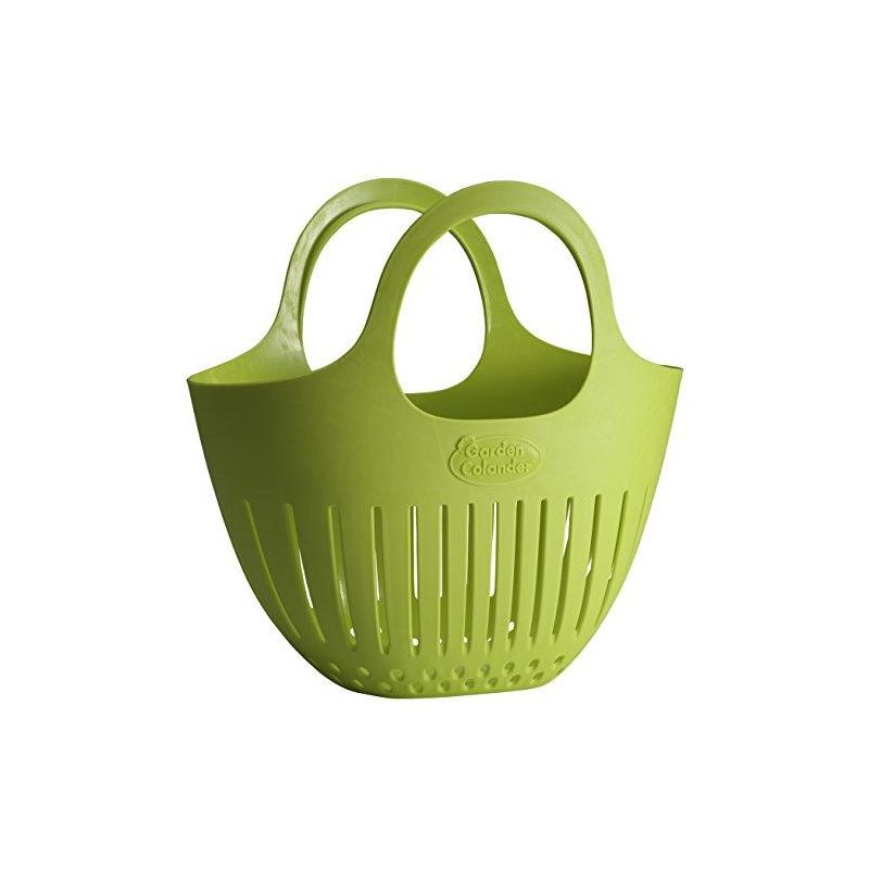 Hutzler Mini Colander Garden Basket, Small, Green, 1 of 6