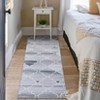 Modern Geometric Area Rug Non-Slip Stain-Resistant Accent Area Rugs - 2 of 4