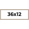 PosterPalooza | Panoramic Minimalist Silver Picture Frame - UV Acrylic, Foam Board Backing, Hanging Hardware - 2 of 4