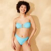Women's Reversible Mid-Rise Ultra High Leg Super Cheeky Bikini Bottom - Wild Fable™ - 4 of 4