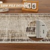 Area Rug Modern Border Contemporary Minimalist Washable Indoor Rug Non Slip Soft Decorative Accent Rug - 3 of 4