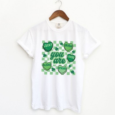 Simply Sage Market Women's St. Patrick's Affirmations Short Sleeve Garment Dyed Tee