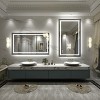 Apmir Super Bright Front & Back LED Lighted Anti-Fog Aluminum Alloy Framed Tempered Glass Bathroom/Vanity Mirror with ETL & 3-Year Warranty - 3 of 4