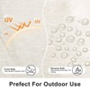 Aoodor Outdoor Dining Chair Cushions Set of 2, Waterproof Patio Furniture Seat Cushions, Outdoor Chair Pads with Ties - 4 of 4