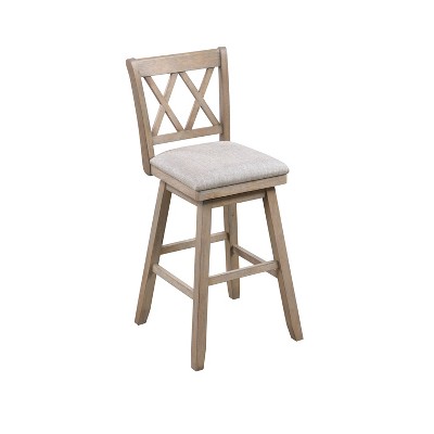 Brookline Swivel Barstool Brown - H2O Furnishings