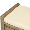 CENGHU Ottoman with Storage, Shoe Rack with Cushioned Seat and Drawers, Multipurpose Entryway Storage Bench - 3 of 4