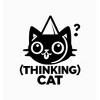 Thinking Cat Youth Crew Neck Short Sleeve Tee - 2 of 2