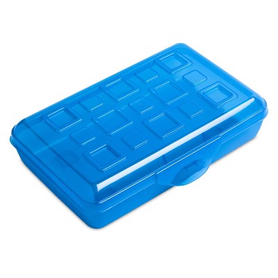 blue pencil box