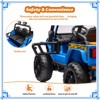 Jojoka 24V Ride on Truck Car for Kids, Battery Powered 4*55W Motor Electric Toys with Remote Control, 2 Seatl, Spring Suspension, Bluetooth, 3 Speeds - 4 of 4
