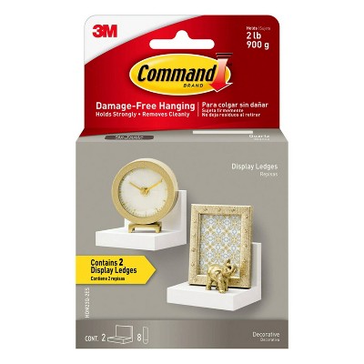 Quartz Plastic Wall Mountable Display Ledges, 4" x 3.5"