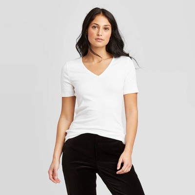 slim fit white t shirt
