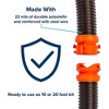 Camco RhinoFLEX 20 Foot Sewer Hose Kit, Removable 4-in-1 Adapter Bundled with Sidewinder Sewer Drainage Hose Support - RV Trailer Accessory Set - 2 of 4