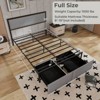Infans Full Size Bed Frame with 2 Storage Drawers LED Lights Slats Support Modern - 2 of 4
