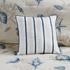 Okak Queen/King 7-Piece Ocean-themed Cotton Sateen Bed Comforter Set with Decorative Pillow,Comfortable Quilt Bedding Sets,Machine Washable - 4 of 4