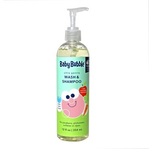 Mr. Bubble Baby Bubble Ultra Gentle Body Wash and Shampoo for Kids' - Sweet Violet Clouds Scent - 12 fl oz - 1 of 4