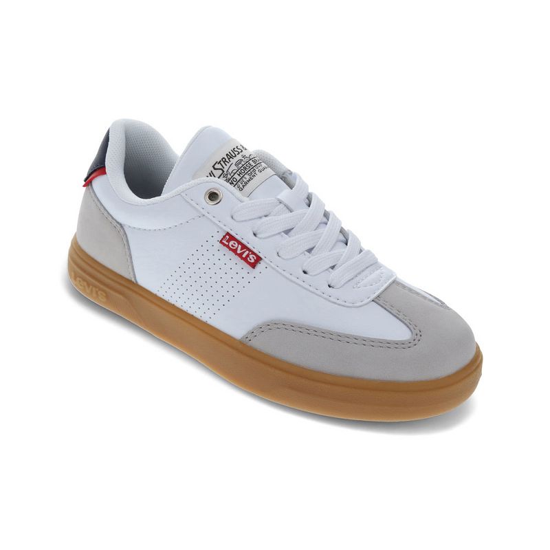 Levi's Kids Zane Poly Canvas Casual Lace Up Sneaker Shoe, 1 of 7