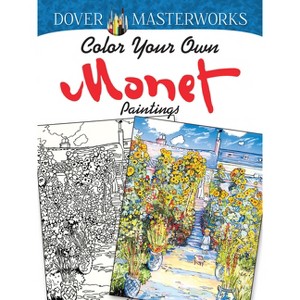 Color Your Own Monet Paintings - (Adult Coloring Books: Art & Design) by  Marty Noble (Paperback) - 1 of 1