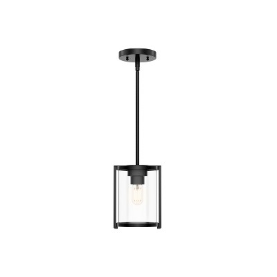 Astwood Matte Black Glass Mini Pendant Light