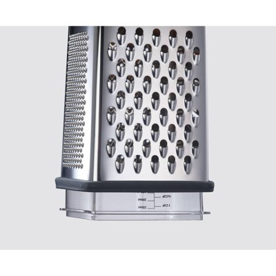 Joseph Joseph Grip Box Grater: Stainless Steel Kitchen Utensil Set, Dishwasher-Safe, Adult Use, White — фото 4
