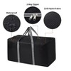 Hachikiko 96L Extra Large Waterproof Travel Duffle Bag, Lightweight Foldable for Men & Women,Black - 3 of 4