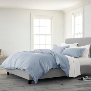 Clean Design Home T300 Percale Duvet Set - 1 of 4