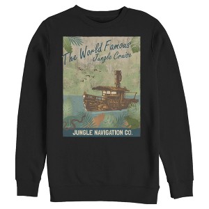 Men's Jungle Cruise La Quila Retro Poster Sweatshirt - 1 of 4