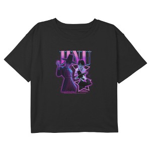 Girls KPop Demon Hunters Idol Jinu Collage Cropped T-Shirt - 1 of 4