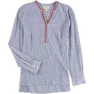 Style & Co. Womens Striped Pullover Blouse - 1 of 2