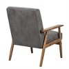 CAVINAS Mid-Century Modern Accent Chair Living Room Chair Armchair Comfy Chair Lounge Chair with Soild Wood - 3 of 4