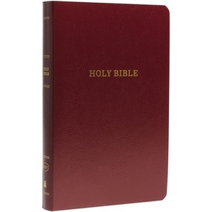 KJV, Gift and Award Bible, Imitation Leather, Burgundy, Red Letter Edition - by  Thomas Nelson (Paperback) - 1 of 1