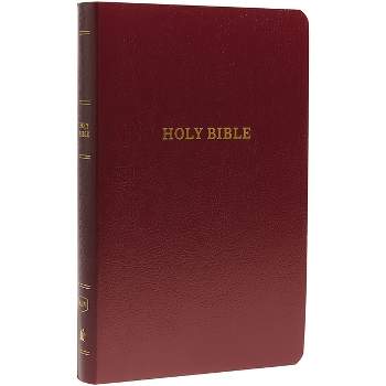 KJV, Gift and Award Bible, Imitation Leather, Burgundy, Red Letter Edition - by  Thomas Nelson (Paperback)