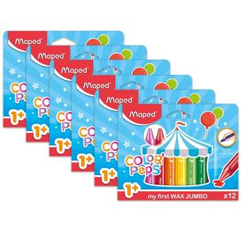 BABY CRAYONS X6 COLOR PEPS MY FIRST BLISTER CARD – Maped India