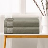 Unique Bargains Highly Absorbent Soft and Durable Bath Towels 28" x 56" 2 Pcs - 3 of 4