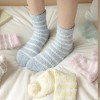Anna-Kaci 3 Pairs Plush Crew Socks with Cozy Striped Design - 4 of 4