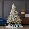 Christmas Royal Oaks Flocked Fir Tree 9ft, Pre-Lit 880 Warm White LED Lights, 2904 PE/PVC Tips - 2 of 4