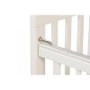 L.A. Baby The Little Wood Crib Mini/Portable Folding Wood Crib - White - 4 of 4