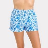 Calypsa Women's Plus Size Chlorine Resistant Classic Fit Swim Shorts With Panty - 4 of 4