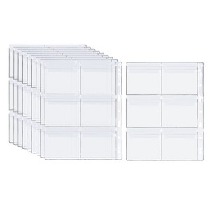 Unique Bargains Plastic Coin Collecting Pages with 9 Hole Coins 10 Sheets - 1 of 4