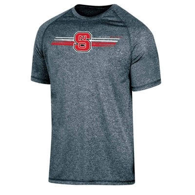 NCAA NC State Wolfpack Men's Gray Poly T-Shirt