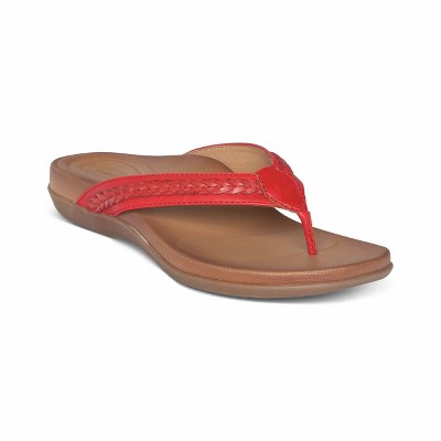 Aetrex Emmy Braided Thong Sandal