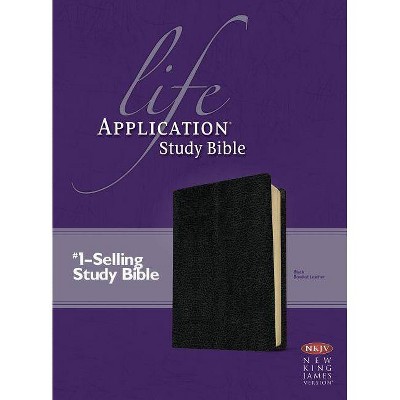 Life Application Study Bible-NKJV - (Leather Bound)