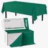 Crown Display 54" X 300' Roll In A Box Cut-To-Size Disposable Plastic Table Cover With Cutter - 2 of 4
