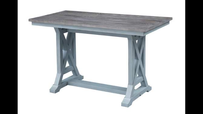 Skye II Counter Height Dining Table Blue - Treasure Trove Accents, 2 of 11, play video
