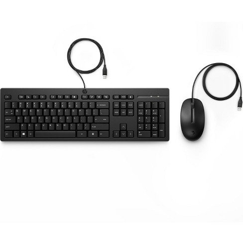 Hp Inc. 225 Wired Mouse Target And Combo : Keyboard