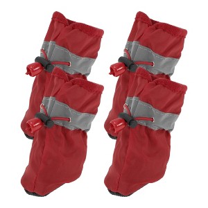 Unique Bargains Paw Protection for Dogs with Adjustable Straps - 1 of 4