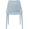 Meridian Furniture Mykonos Sky Blue Outdoor Patio Dining Chair (Set of 4) - 4 of 4