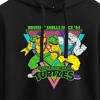 Women's - Teenage Mutant Ninja Turtles - 80S Bebop Rocksteady Cropped Graphic Hoodie - 2 of 3