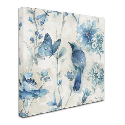 Lisa Audit 'Indigold XII' Canvas Art