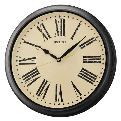 Seiko Splash Resistant Outdoor Wall Clock