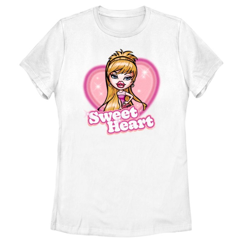 Women's Bratz Meygan Sweet Heart T-Shirt, 1 of 5